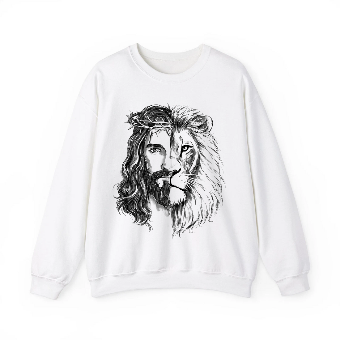 Lion of Judah Christian T-Shirt, Faith Religious Lion Graphic Tee, Jesus Christian Shirt