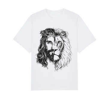 Lion of Judah Christian T-Shirt, Faith Religious Lion Graphic Tee, Jesus Christian Shirt