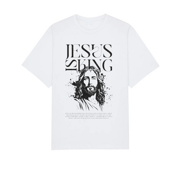Jesus Is King Shirt, Christian Graphic T-Shirt, Jesus Christ Portrait Tee, Faith-Based Apparel, Religious Gift for Believers