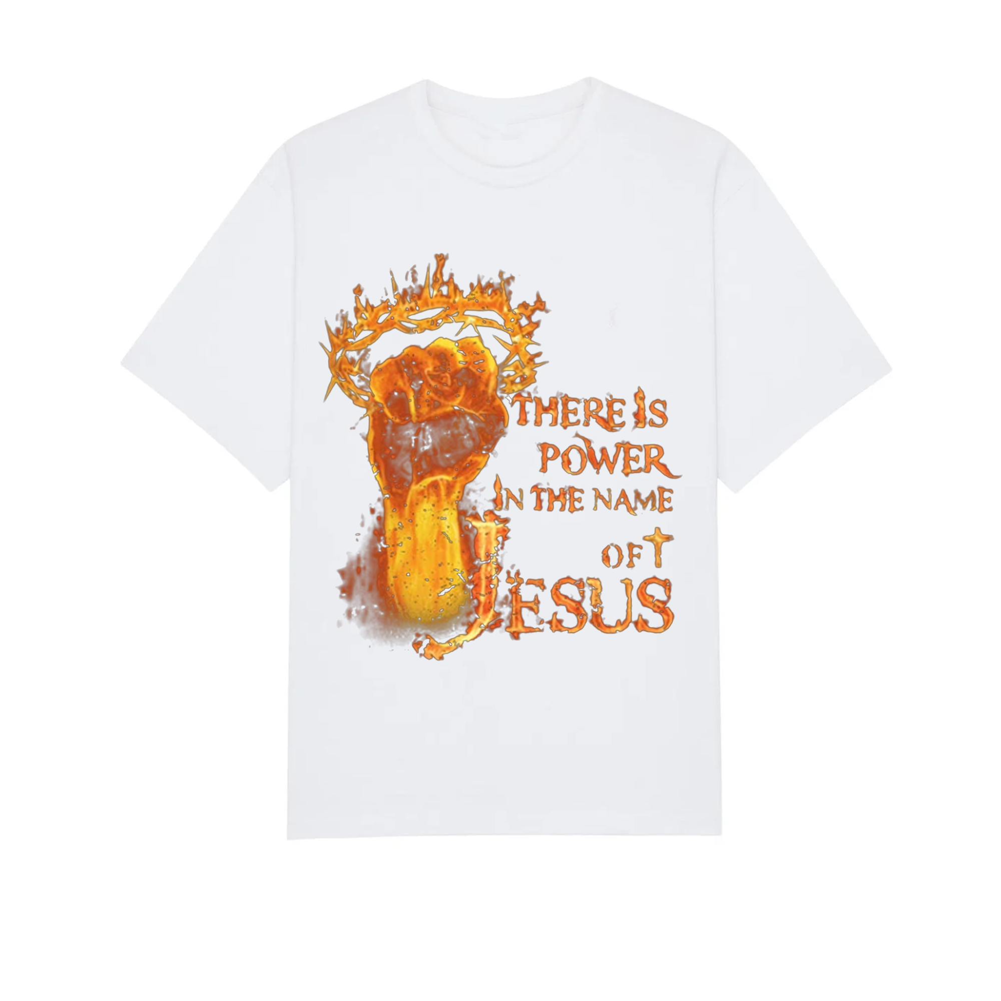 There Is Power in the Name of Jesus T-Shirt, Funny Christian Faith Tee, Religious Apparel