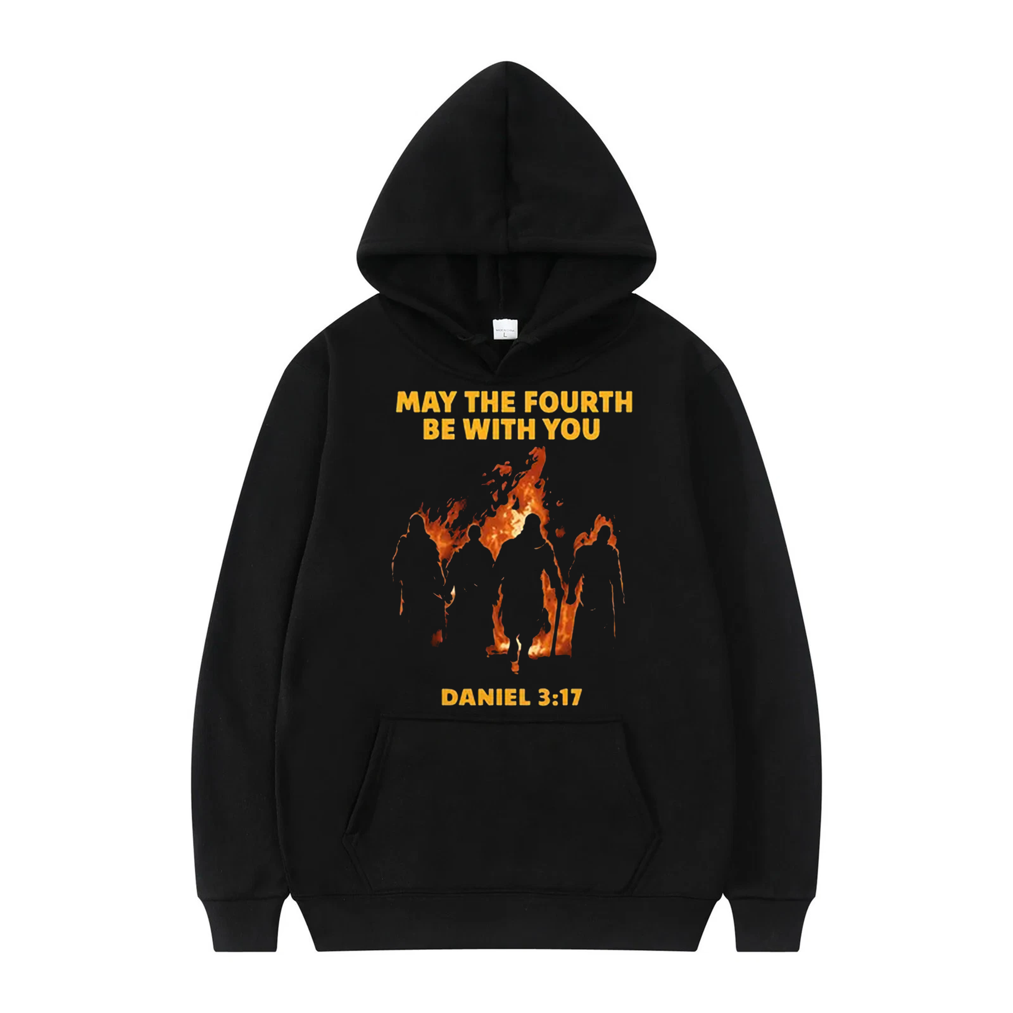 May The Fourth Be With You Daniel 3:17, Christian Bible Verse, Faith Humor Gift, Church Apparel